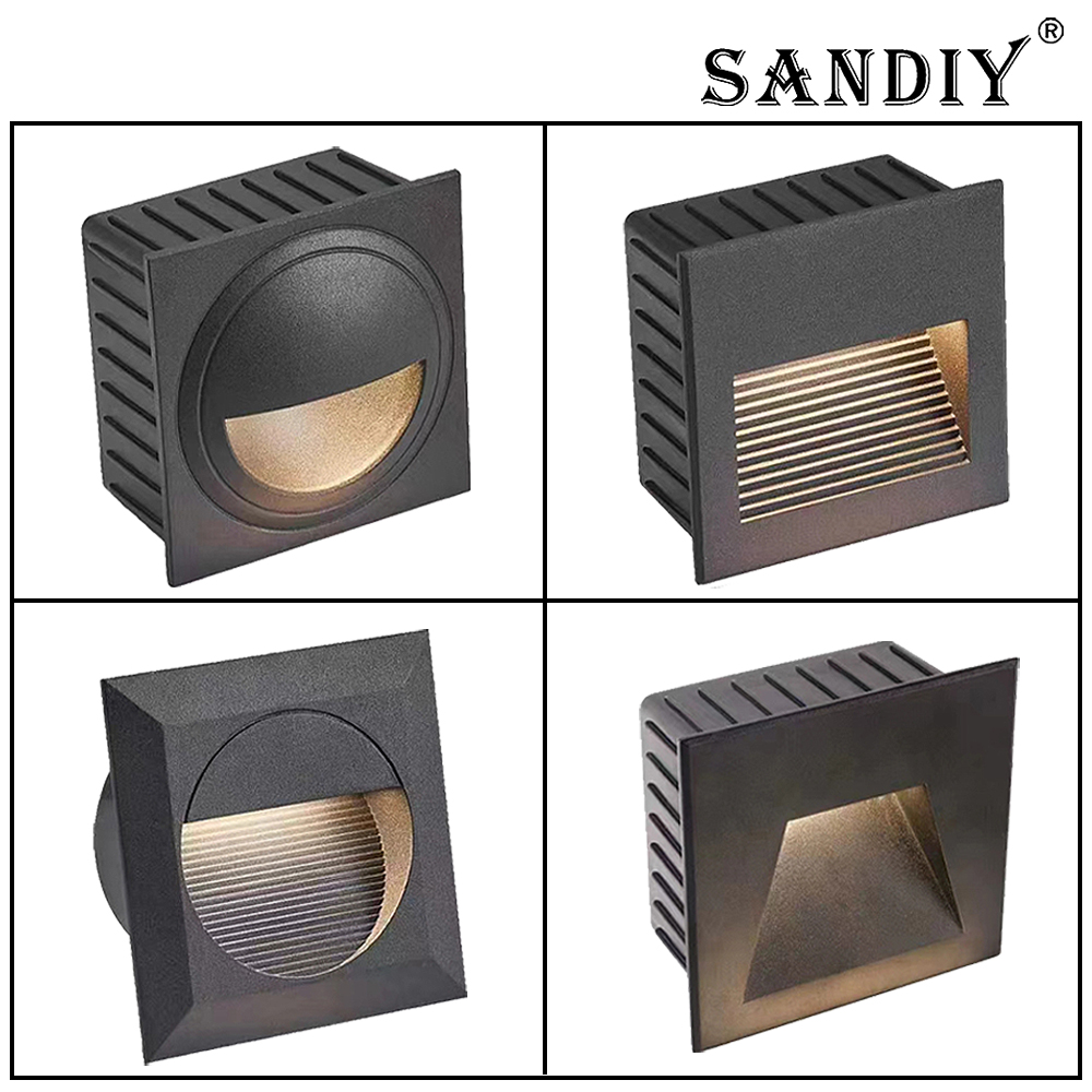 Outdoor Lighting Voltage - SANDIY Verzonken Buiten Wandkandelaar Lampen Laagspanning