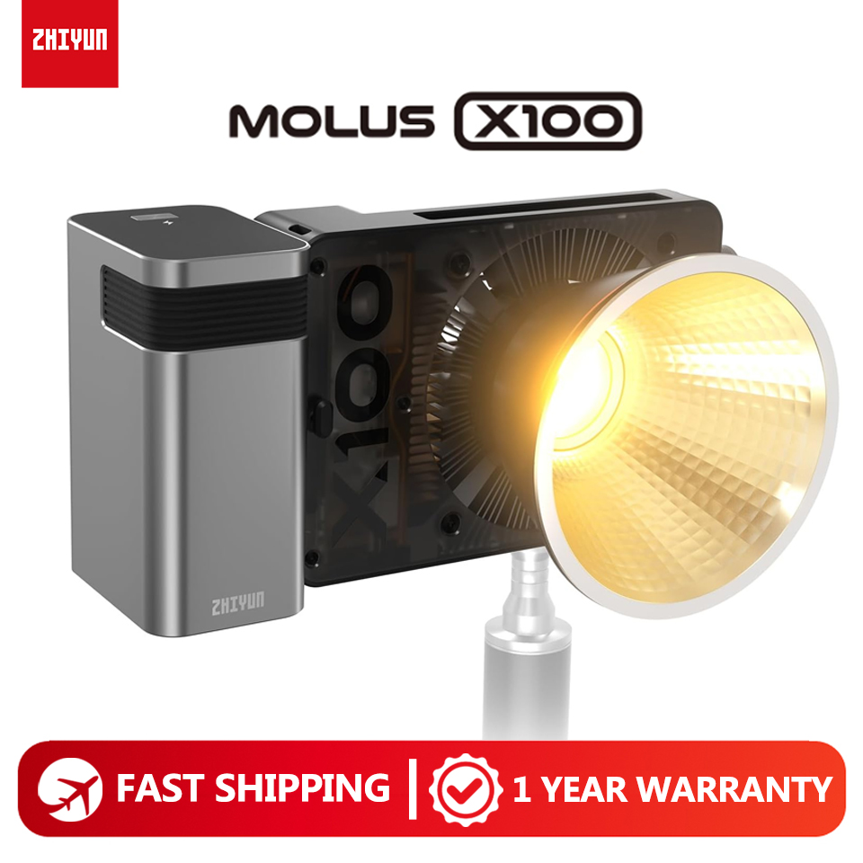Outdoor Lighting Video Shooting - ZHIYUN MOLUS X100 100W COB Fotografieverlichting