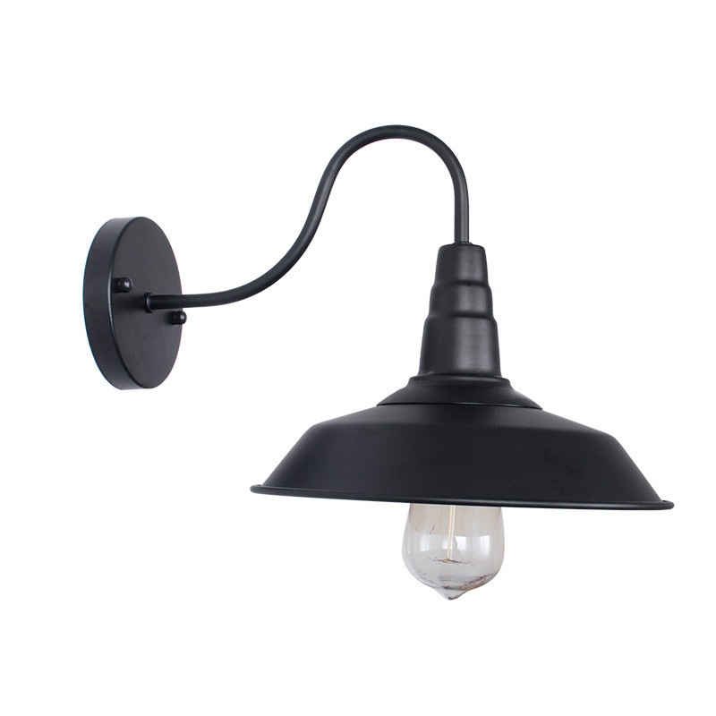 Outdoor Lighting Warehouse - Loft Retro Industriële Stijl Buitenwandlamp Smeedijzeren