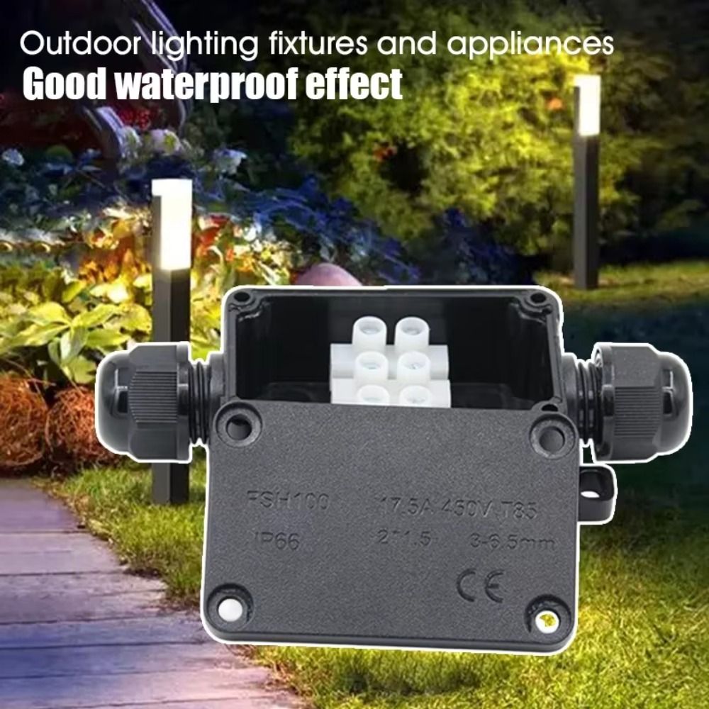 Outdoor Lighting Junction - Duurzame IP66 Junction Box 2-weg 3-weg