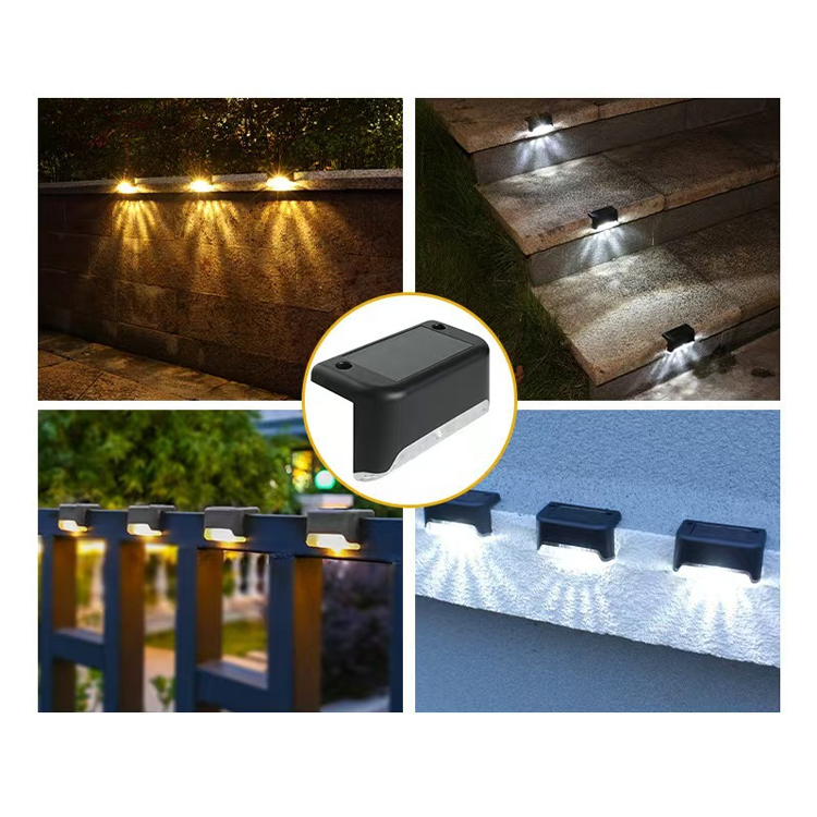 Deck Step Light - Waterdichte, op zonne-energie werkende LED-hekverlichting voor