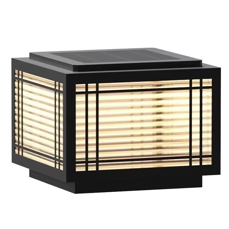 Outdoor Lighting Wall - Helderwitte buitenlamp voor de poort, zonne-aangedreven