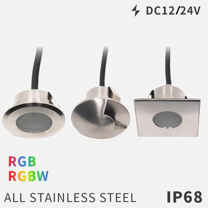 Deck Step Light - QITU LED Outdoor Tuinverlichting Waterdichte Grond