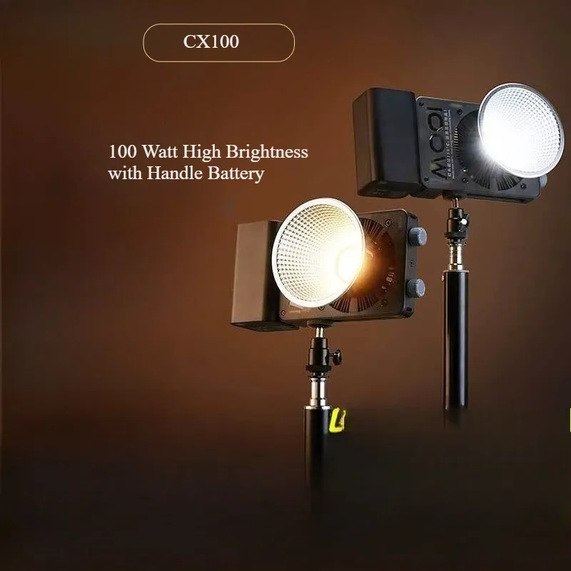 Outdoor Lighting Video Shooting - CINEPEER CX100 100W Professioneel draagbaar invullicht