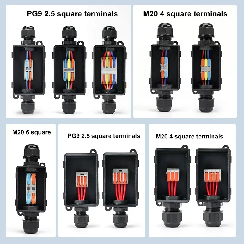 Outdoor Lighting Junction - M20 PG9 2-weg met terminal 2