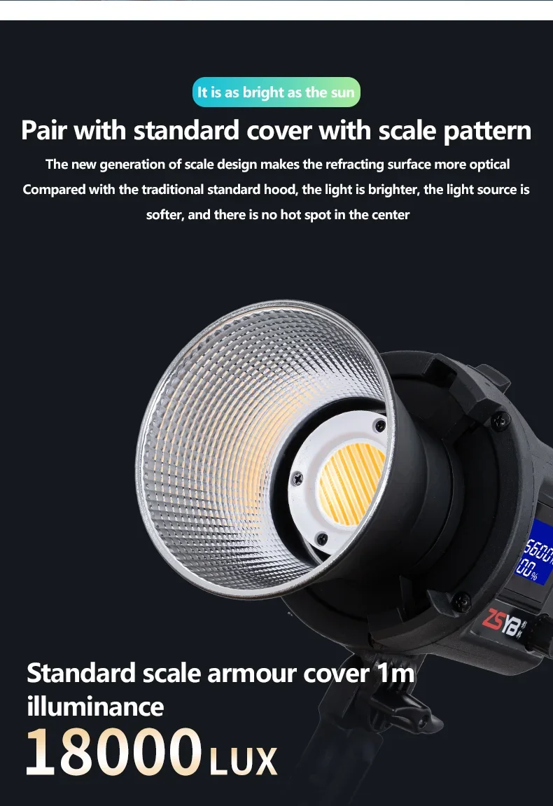 Outdoor Lighting Video Shooting - ZSYB CL-60Bi Bi-color LED-lamp 3200-5600k led