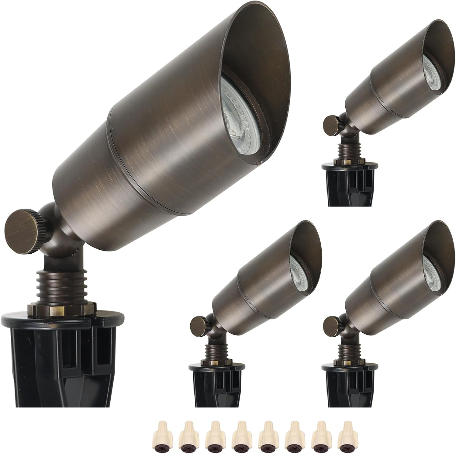 Outdoor Lighting Voltage - Massief messing LED-schijnwerpers voor buiten, laagspanningsverlichting
