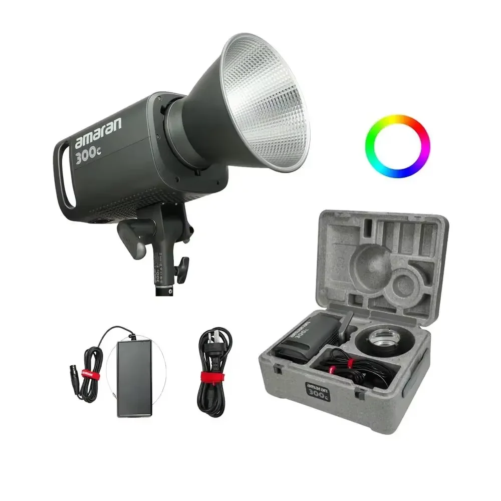 Outdoor Lighting Video Shooting - Aputure amaran 300C RGB-videolamp Bowens Mount