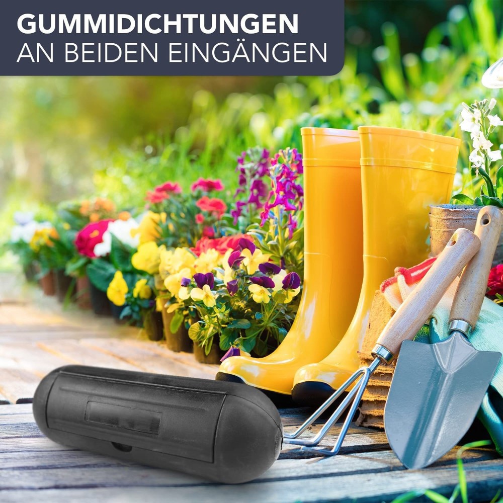 Outdoor Lighting Junction - Waterdichte stroomverlengkabel veiligheidsbox buitenkabelbescherming behuizing voor