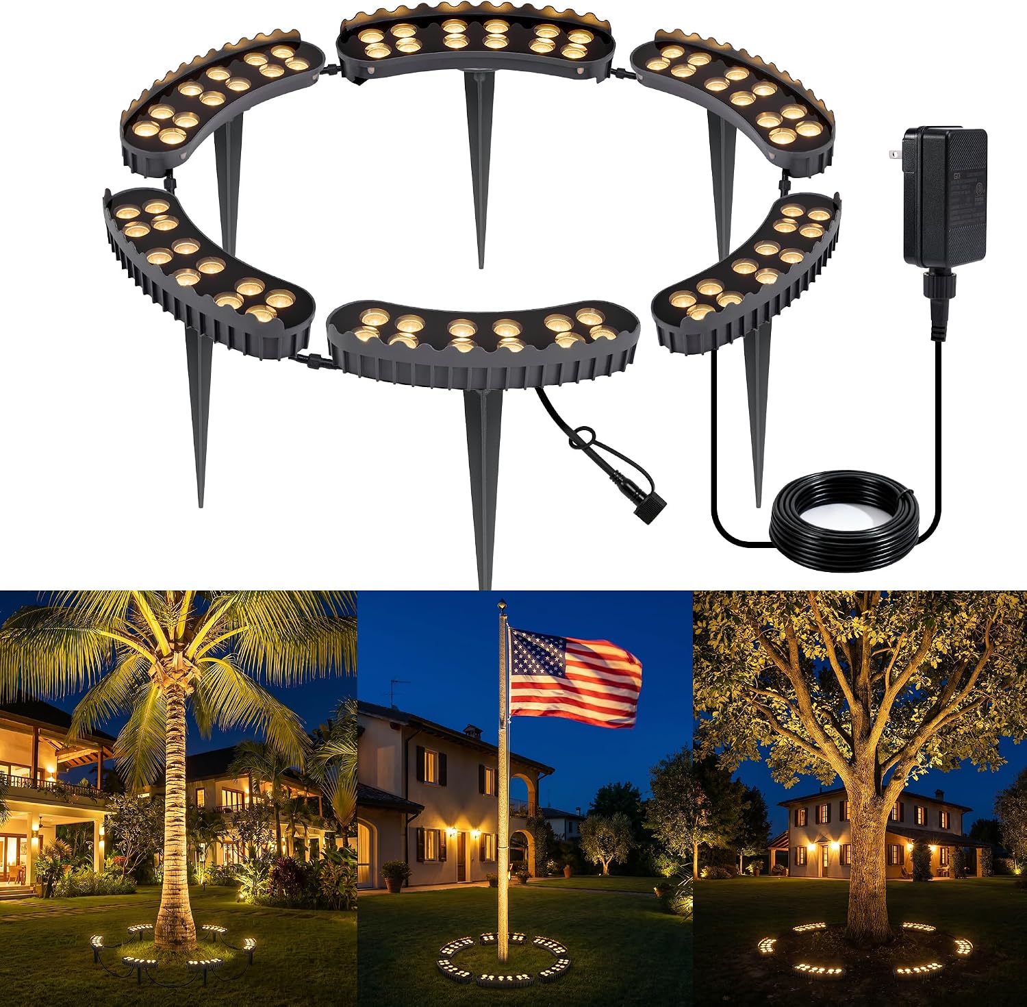 Outdoor Lighting Voltage - Buitenringboomverlichting 6-pack landschapsverlichting bomen laagspanning DC24V