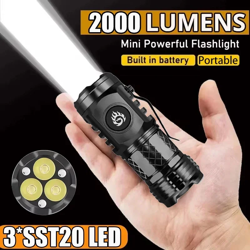 Outdoor Lighting Diy - Hoge Sterke Tactische Zaklamp 3LED Mini