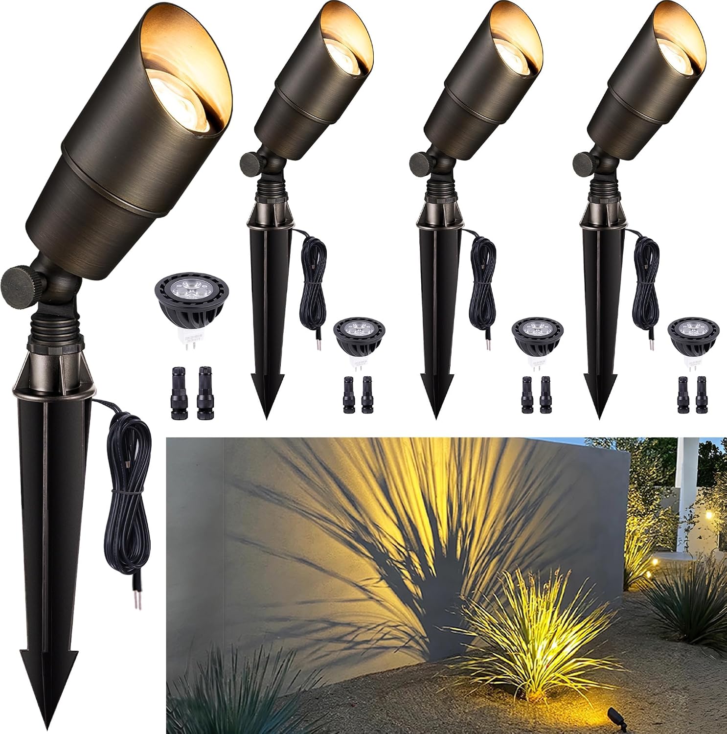 Outdoor Lighting Voltage - Buitenverlichting van messing, laagspanningsspots LED 12V,