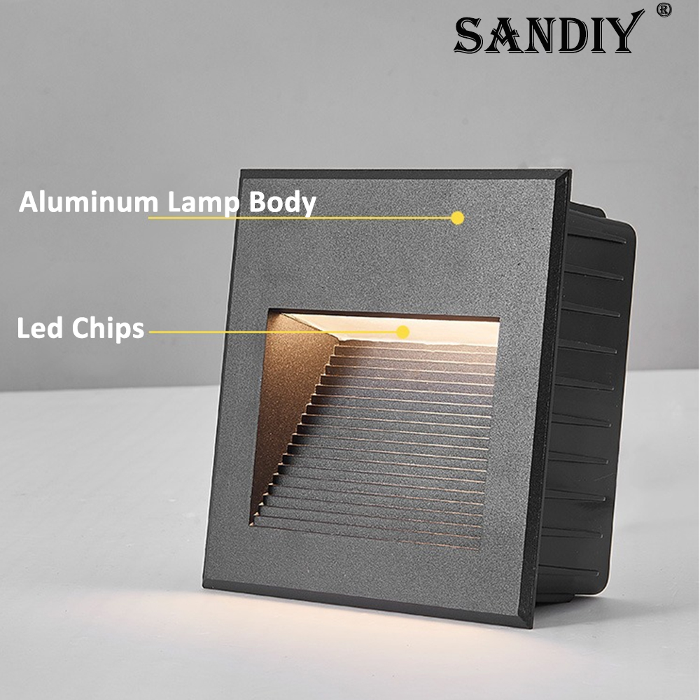 SANDIY Verzonken Buiten Wandka - Outdoor Lighting Voltage recensie en prijs