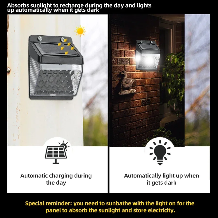 LED-zonnelamp PIR bewegingssen - Outdoor Lighting Wall recensie en prijs