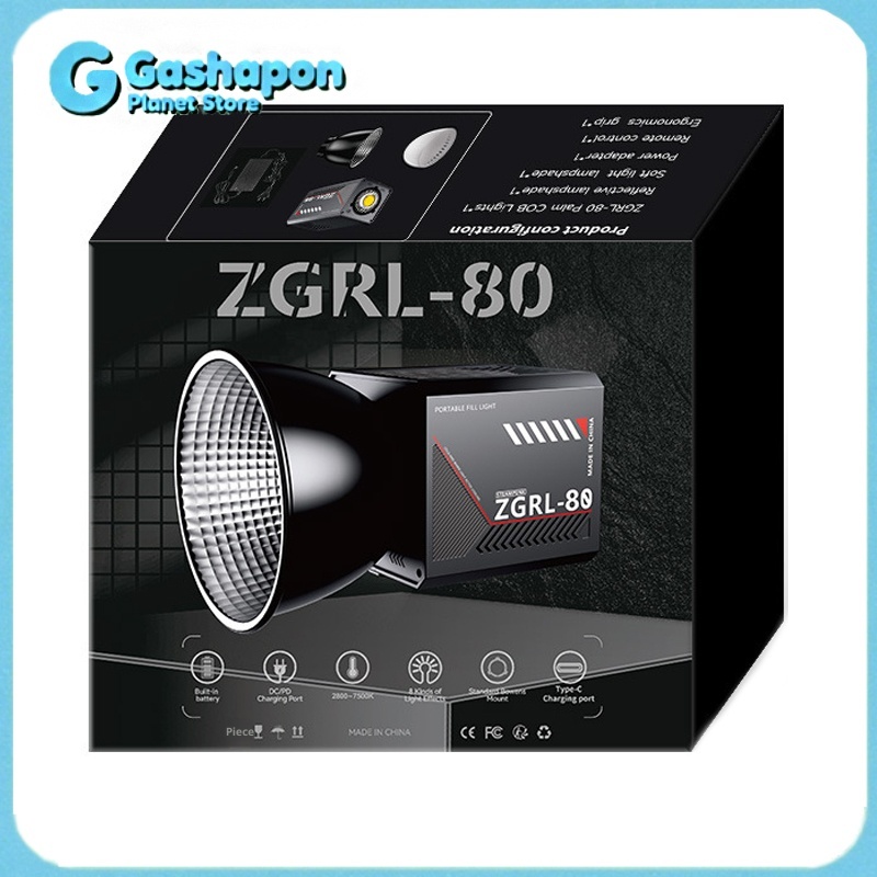 ZGRL80 80W COB Handheld Video  - Outdoor Lighting Video Shooting recensie en prijs