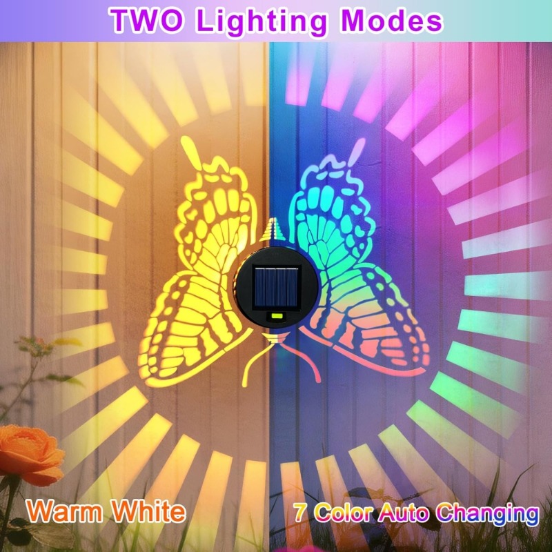 Decoratieve zonne-vlinderlampe - Deck Step Light recensie en prijs