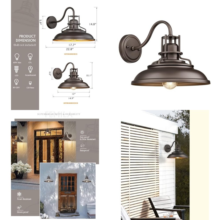 Buitenlamp voor schuur, buiten - Outdoor Lighting Wall recensie en prijs