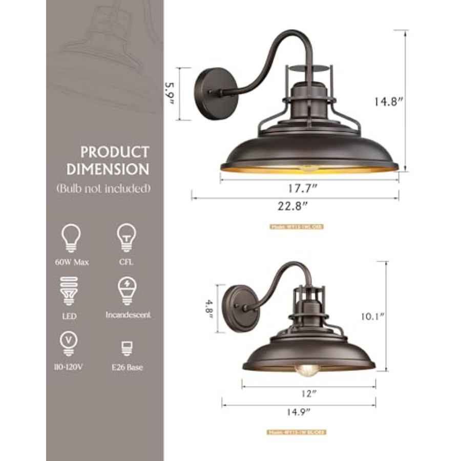 Buitenlamp voor schuur, buiten - Outdoor Lighting Wall recensie en prijs