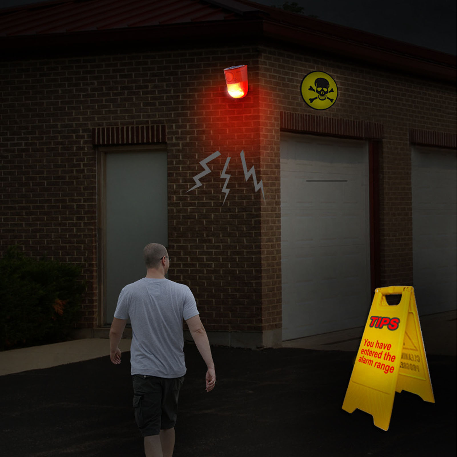 Solar Motion Sensor Alarm 129d - Outdoor Lighting Warehouse recensie en prijs