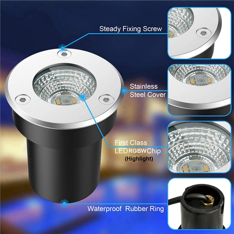 A01F-Buiten 12V RGBW In Grondl - Outdoor Lighting Voltage recensie en prijs