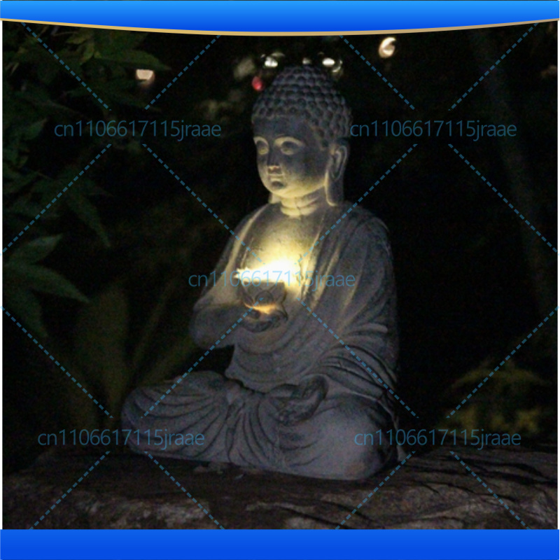 Zen-tuin decoratie hars Boeddh - Outdoor Zen Lighting recensie en prijs