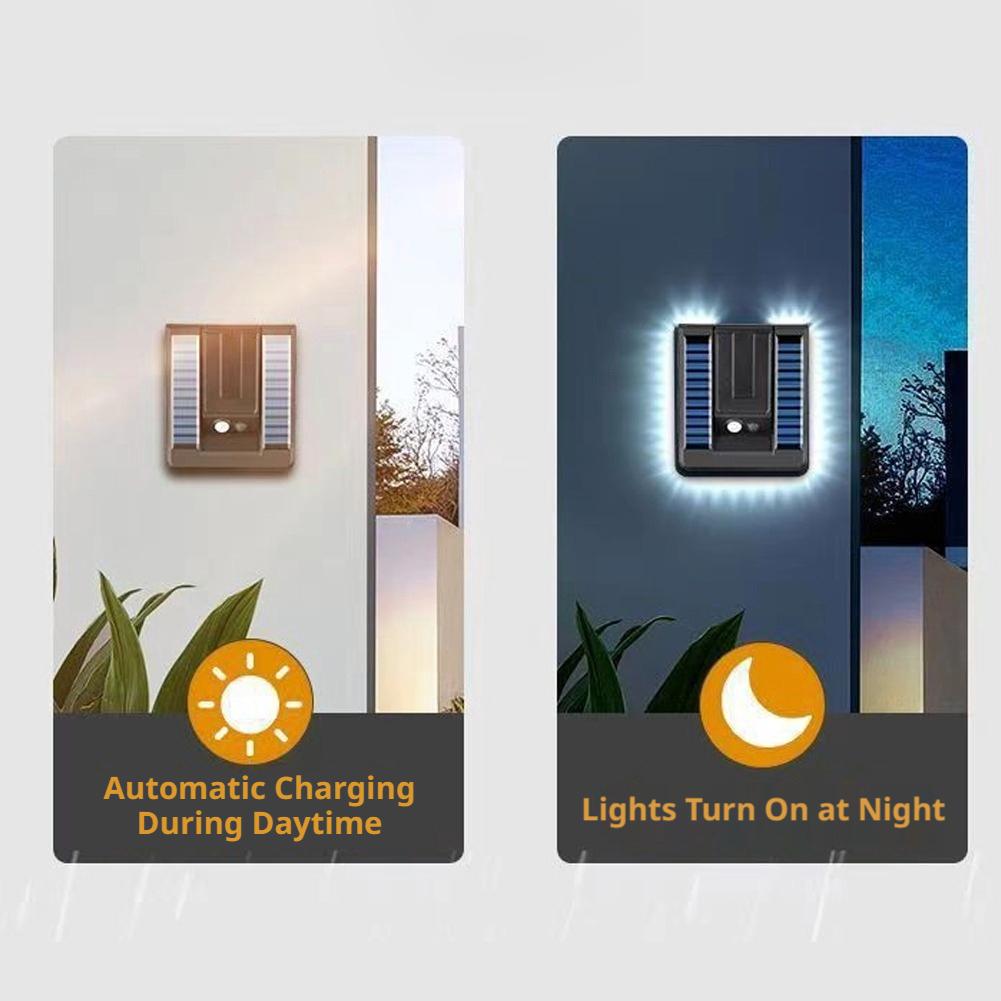 Opvouwbare LED 120 °   Zonne-e - Outdoor Lighting Wall recensie en prijs