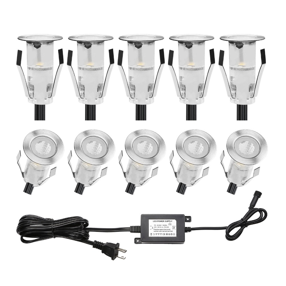 10Pcs Led Mini Deklicht IP67 V - Outdoor Lighting Under Deck recensie en prijs