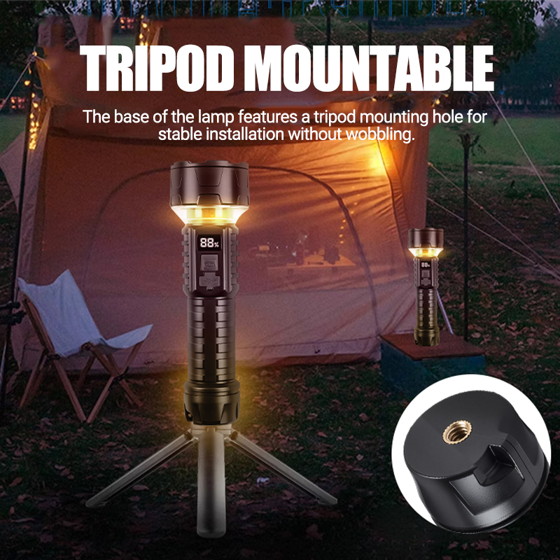 COB LED-zaklamp Oplaadbare lan - Zinc Outdoor Lighting recensie en prijs