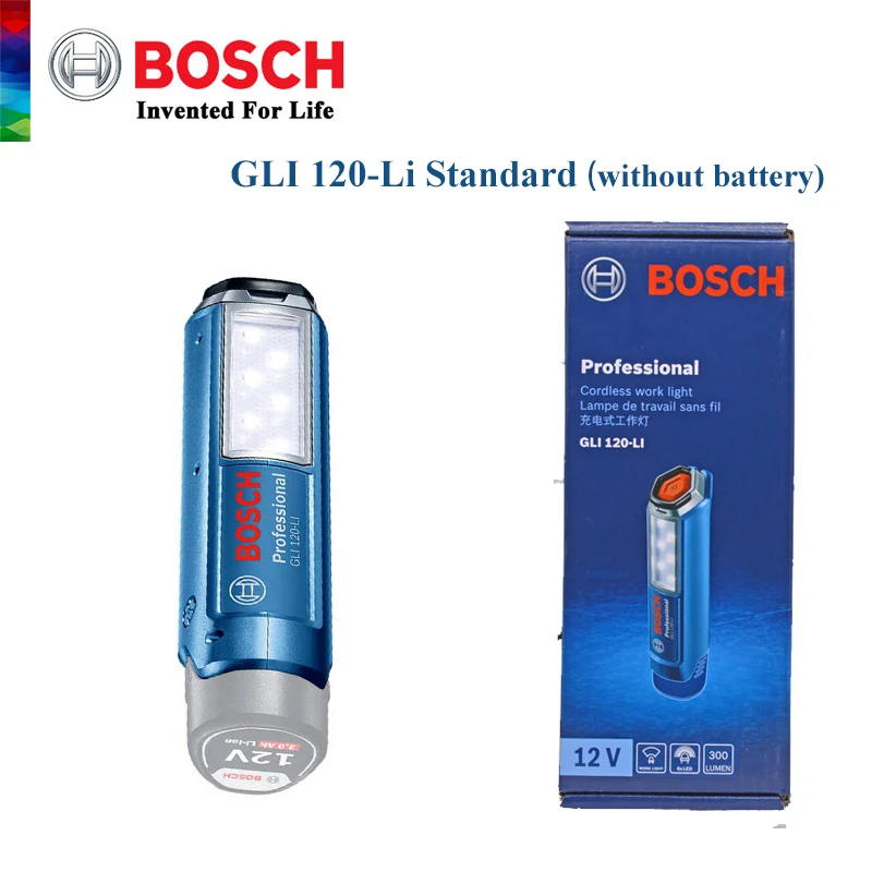 Bosch Oplaadbare Lamp GLI 120- - Outdoor Lighting Diy recensie en prijs