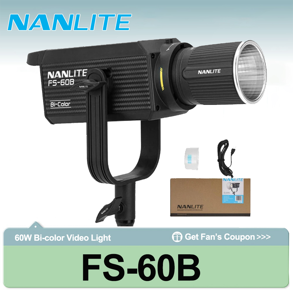 Nanlite FS-60B 70W Bi-color Sp - Outdoor Lighting Video Shooting recensie en prijs