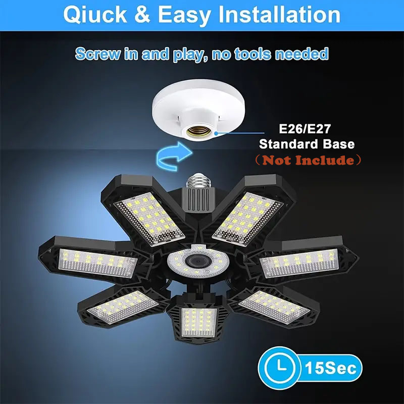 Vervormbare panelen LED-garage - Outdoor Lighting Warehouse recensie en prijs