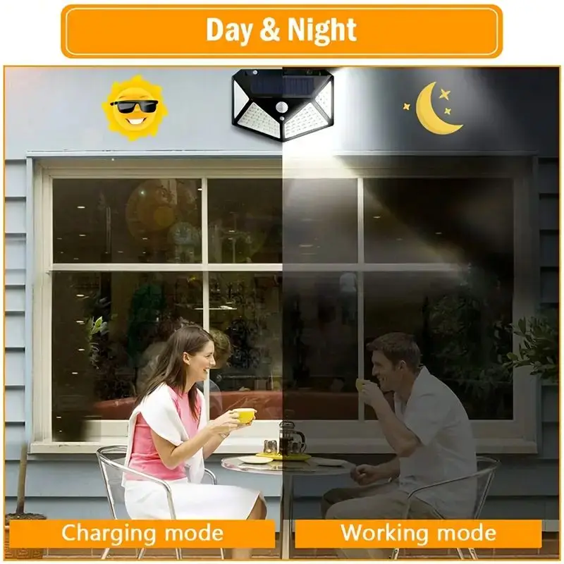 100LED buitenlamp op zonne-ene - Outdoor Lighting Wall recensie en prijs