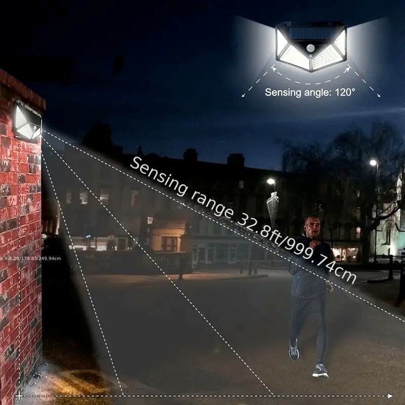 100LED buitenlamp op zonne-ene - Outdoor Lighting Wall recensie en prijs