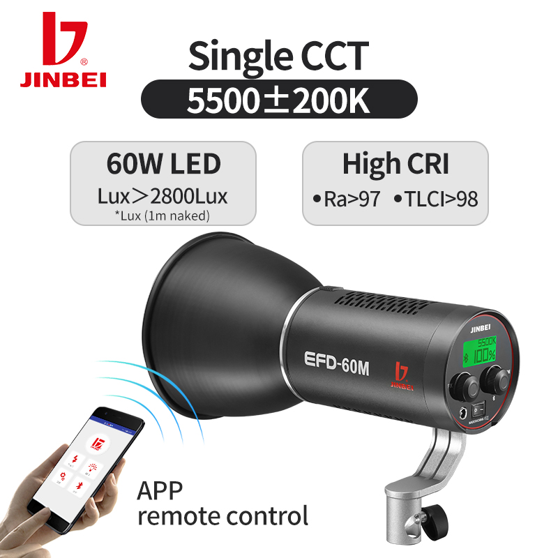 JINBEI EFD-60M Hoge Kwaliteit  - Outdoor Lighting Video Shooting recensie en prijs