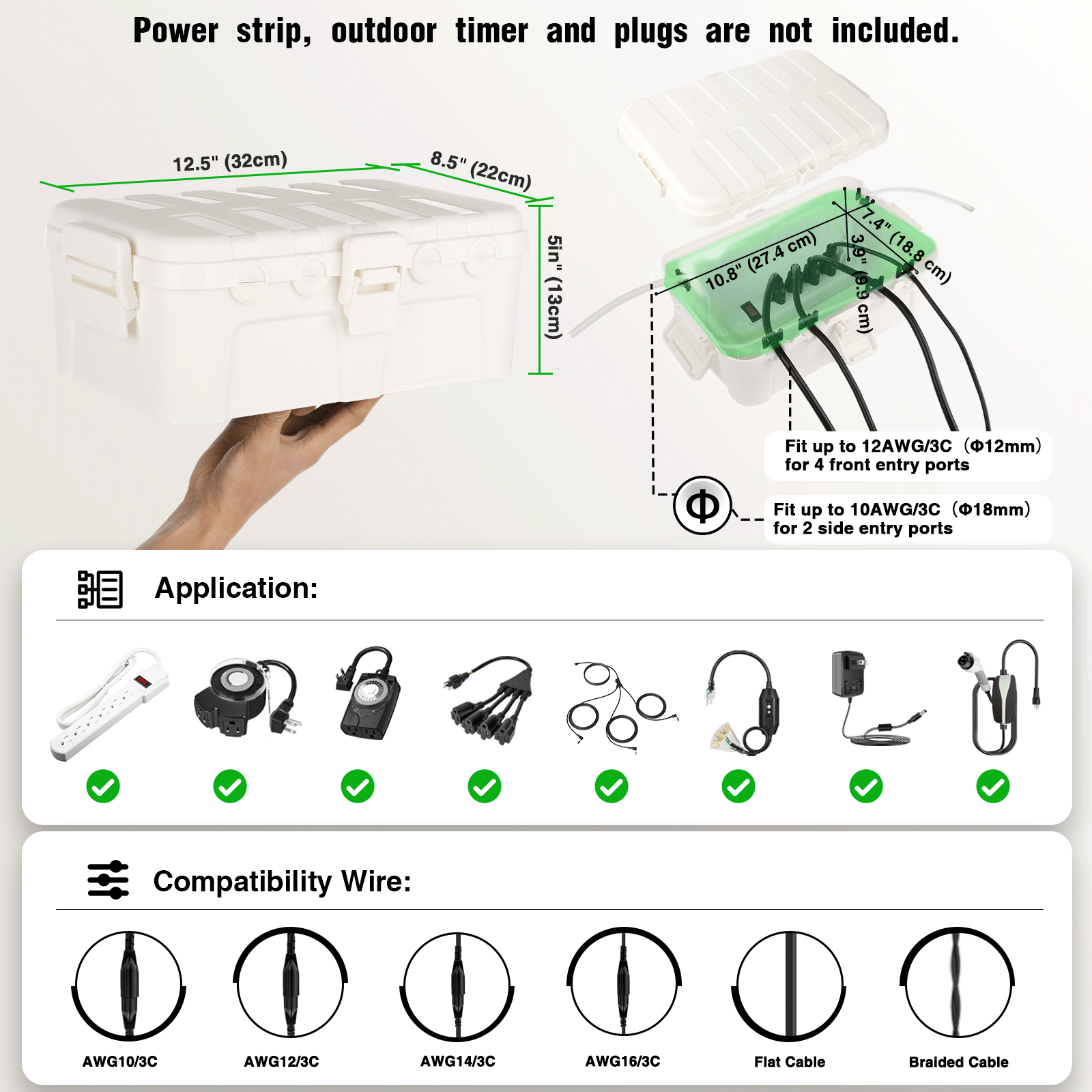 Grote waterdichte buiten elekt - Outdoor Lighting Junction recensie en prijs