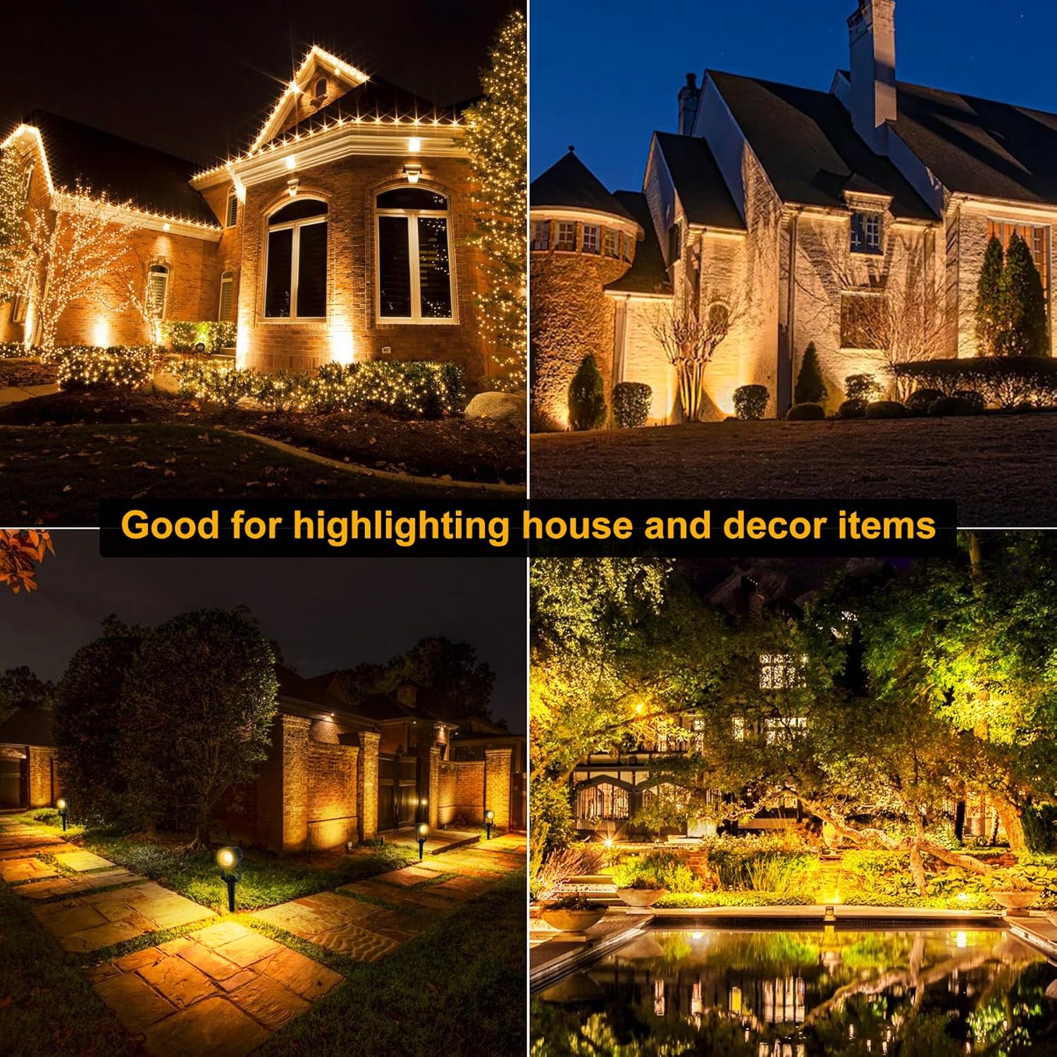 4/6/8LEDS 3000K Outdoor Spotli - Outdoor Lighting Voltage recensie en prijs