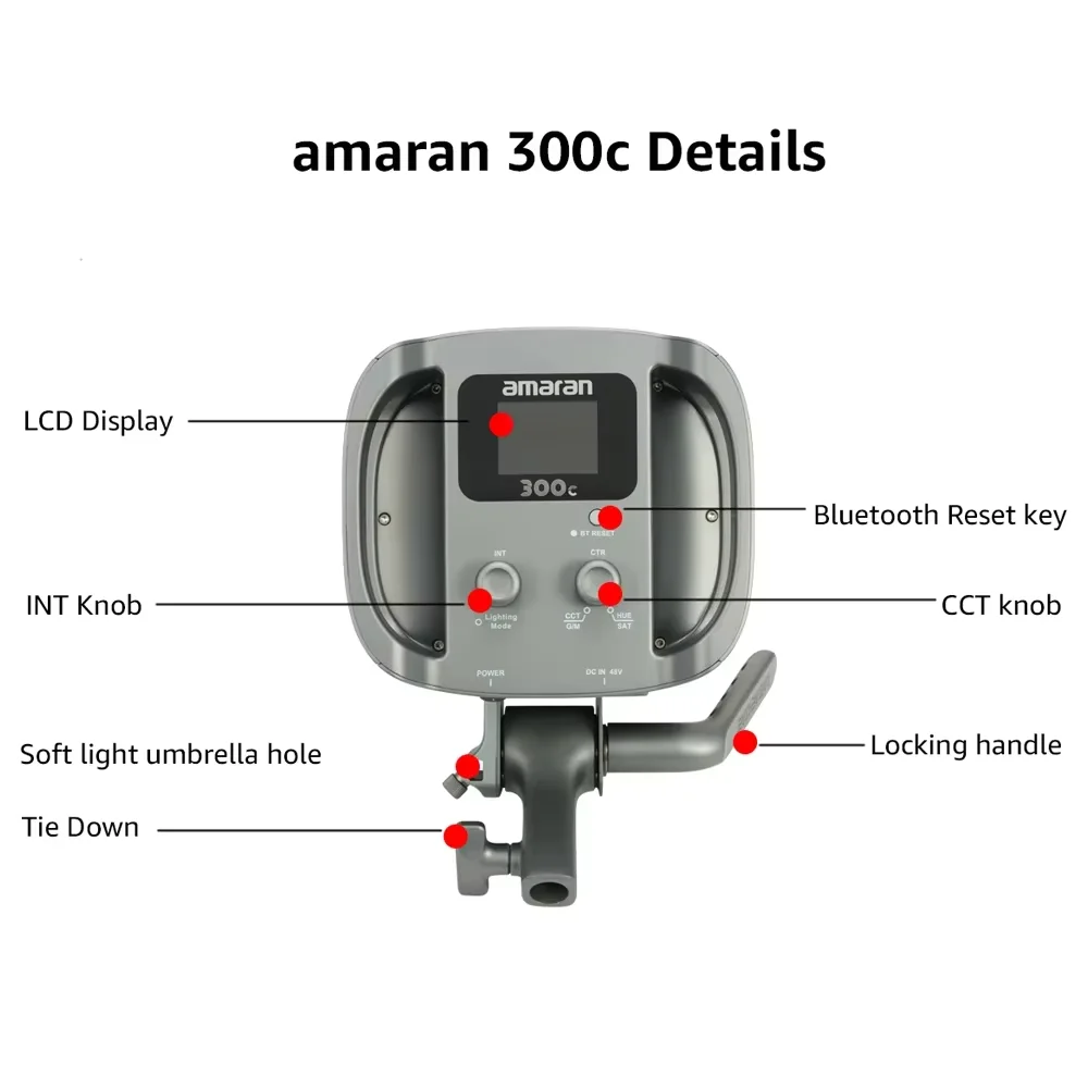 Aputure amaran 300C RGB-videol - Outdoor Lighting Video Shooting recensie en prijs