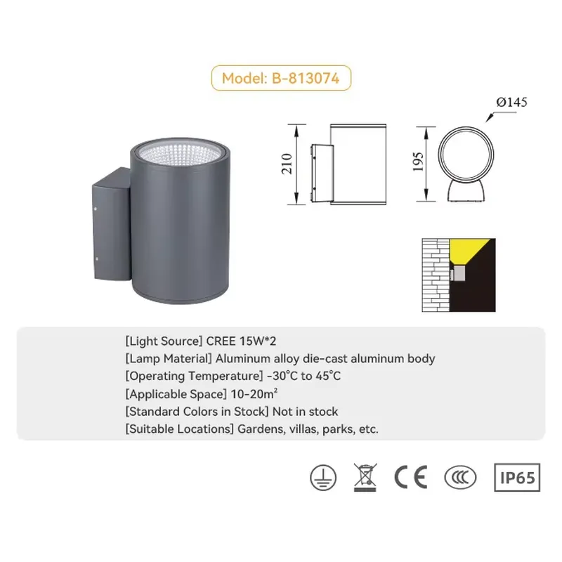 Origineel groothandelsontwerp  - Outdoor Lighting Wall recensie en prijs