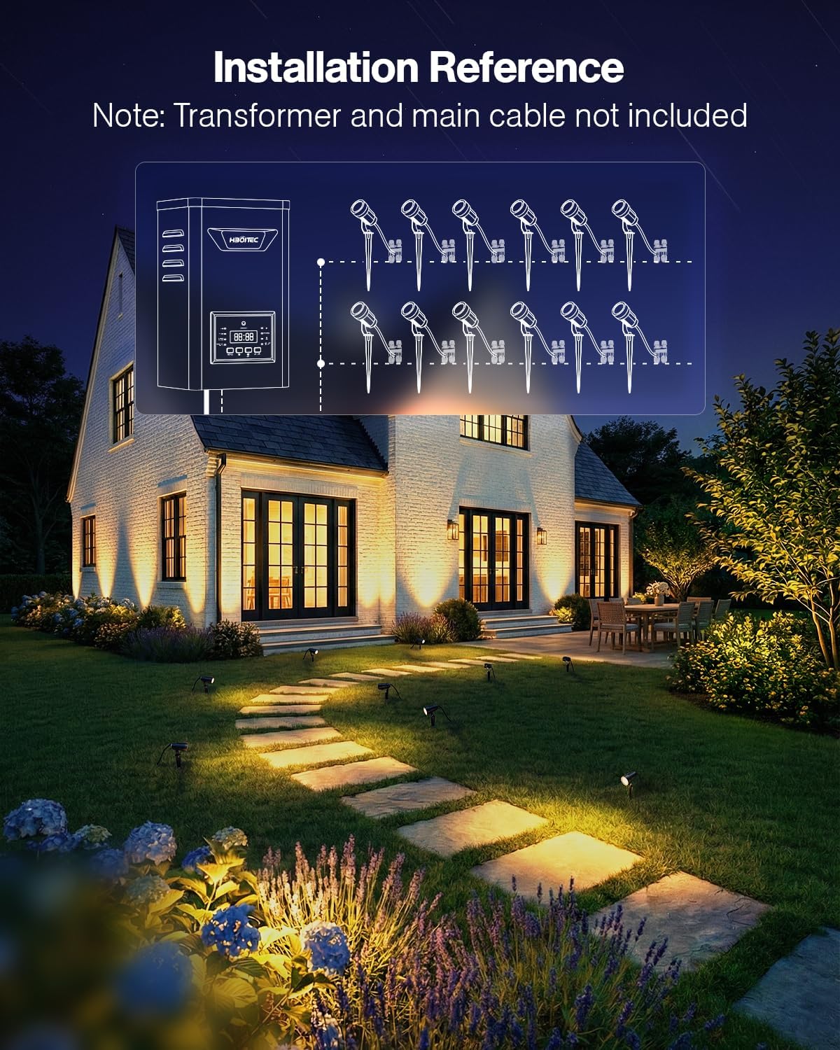 Twaalf-pack laagspannings tuin - Outdoor Lighting Voltage recensie en prijs